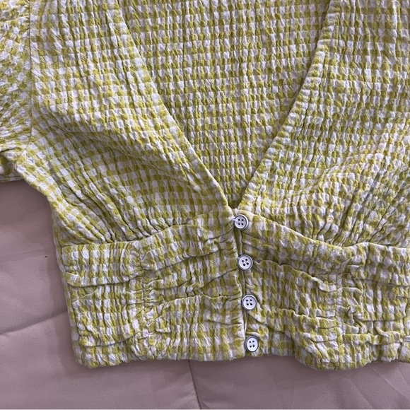 Gingham pull & bear crop top - Picture 2 of 5